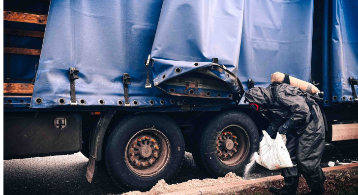 На Київщині стався витік азотної кислоти із цистерни На Київщині стався витік азотної кислоти із цистерни