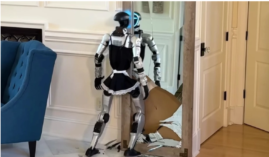 Робот Unitree G1 влаштував бійку із власним відображенням: комічні тести просунутого андроїда Робот Unitree G1 влаштував бійку із власним відображенням: комічні тести просунутого андроїда
