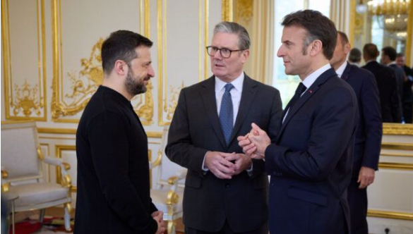 Макрон поїде до Лондона, де зустрінеться з Зеленським, Стармером і Мерцом Макрон поїде до Лондона, де зустрінеться з Зеленським, Стармером і Мерцом