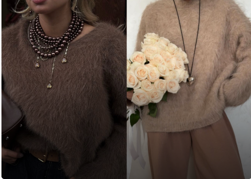 Пухнастий светр став головним трендом зимового гардероба 2026 Пухнастий светр став головним трендом зимового гардероба 2026