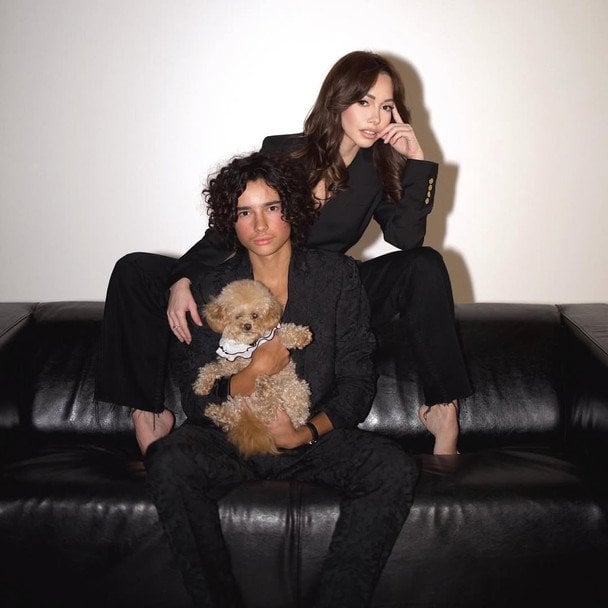 Катерина Кухар із сином / © instagram.com/ekaterinakukhar_official