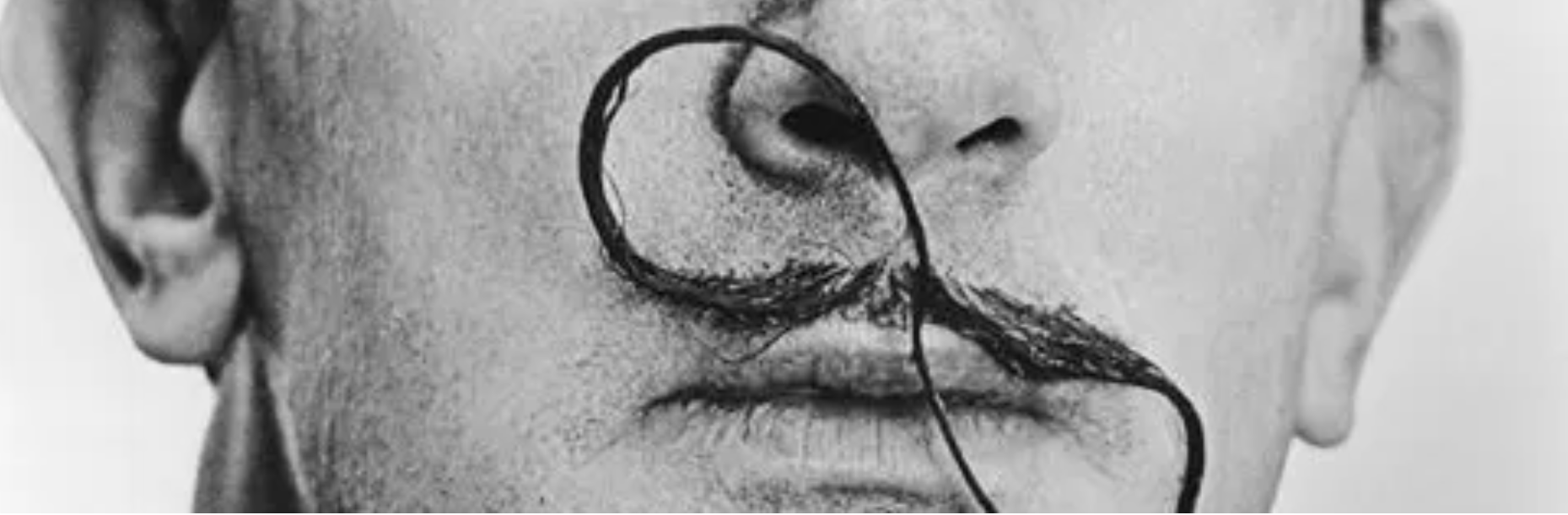 Сальвадор Далі та його вуса, звернені в небо Сальвадор Далі та його вуса, звернені в небо