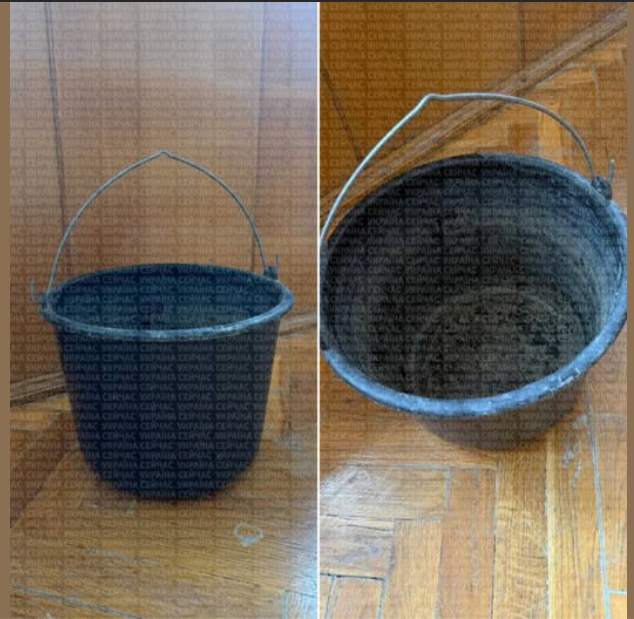 На Тернопільщині виконавча служба вилучила у боржника чорне відро На Тернопільщині виконавча служба вилучила у боржника чорне відро