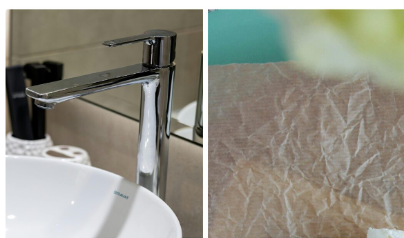 Натираю крани пергаментним папером – сантехніка сяє Натираю крани пергаментним папером – сантехніка сяє