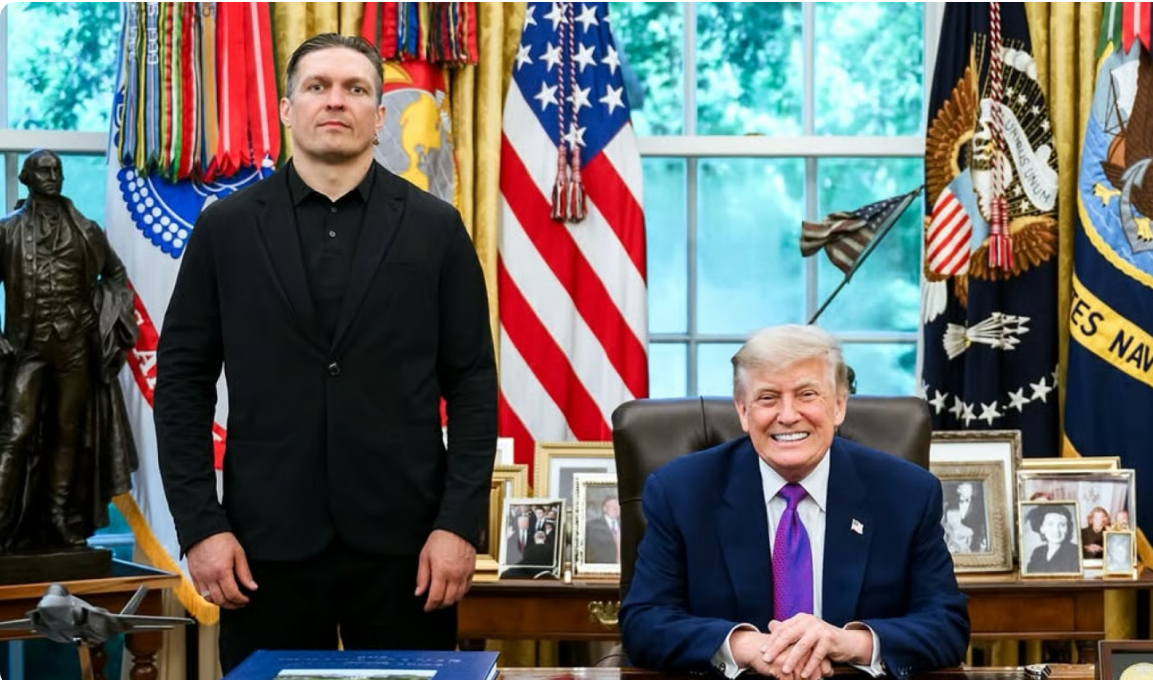 Усик показав фото з Трампом та висловив подяку за зустріч Усик показав фото з Трампом та висловив подяку за зустріч