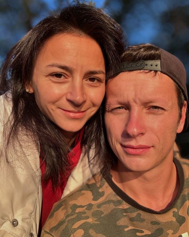 Ілона Гвоздьова з чоловіком / © instagram.com/ilonagvozdeva