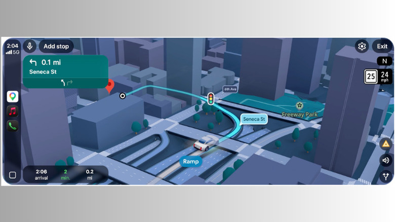 Google Maps в Android Auto отримав функцію Immersive Navigation