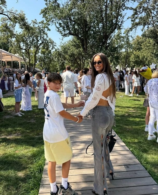Ксенія Мішина з сином / © instagram.com/misha.k.ua