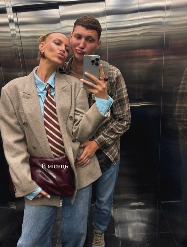 Вагітна Леся Нікітюк на восьмому місяці / © instagram.com/klats.media