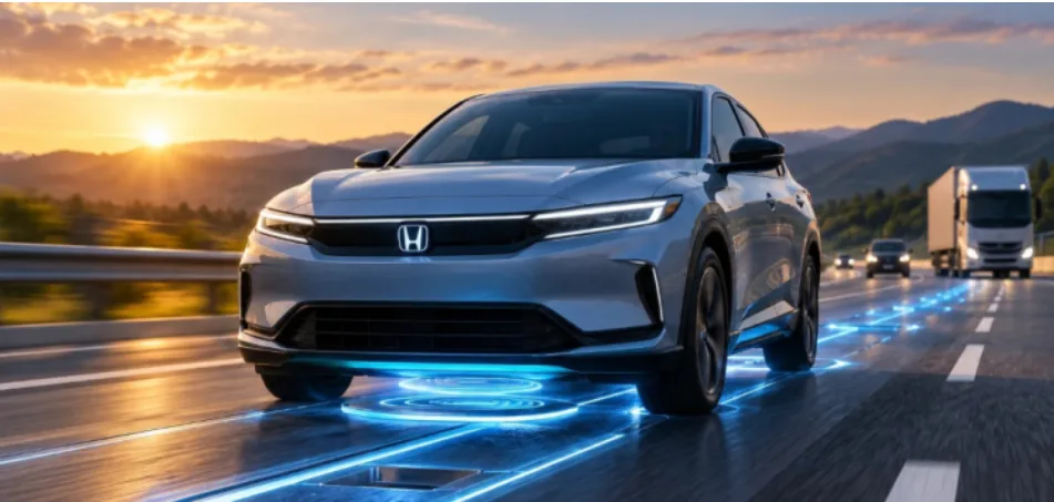 Honda навчить трасу заряджати електромобіль Honda навчить трасу заряджати електромобіль