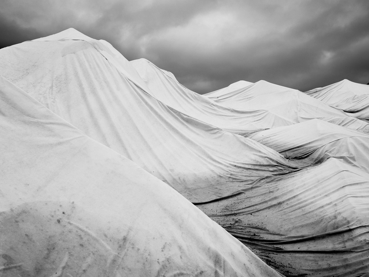 Ронский ледник под одеялом от Стефана Шлюмфа
