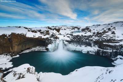 Завораживающие фото замерзших водопадов.Фото