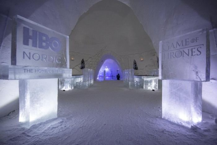 В Финляндии появился ледяной отель по мотивам сериала Игра престолов