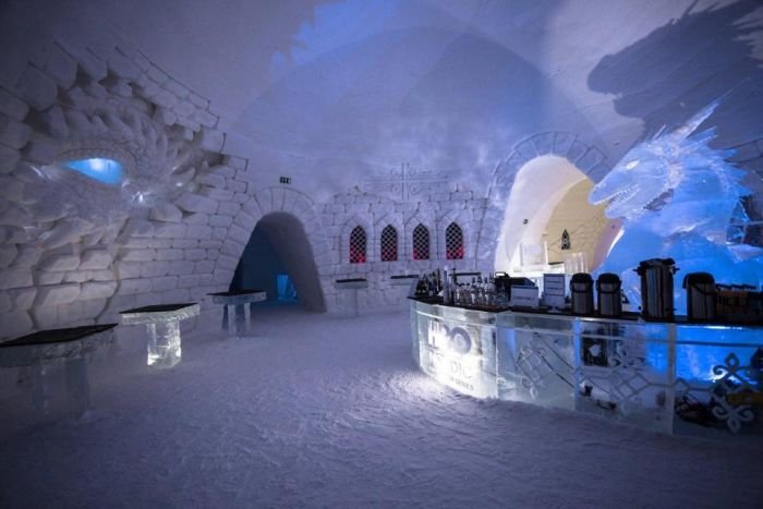 В Финляндии появился ледяной отель по мотивам сериала Игра престолов