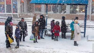 Снежная буря в Украине: впечатляющие снимки. Фото