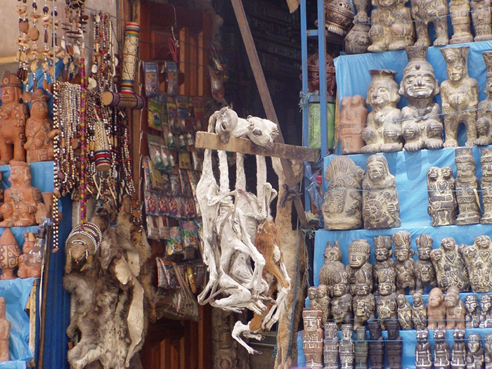 Рынок для ведьм в Ла-Пасе