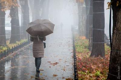 Восхитительные пейзажи дождливой Одессы. Фото