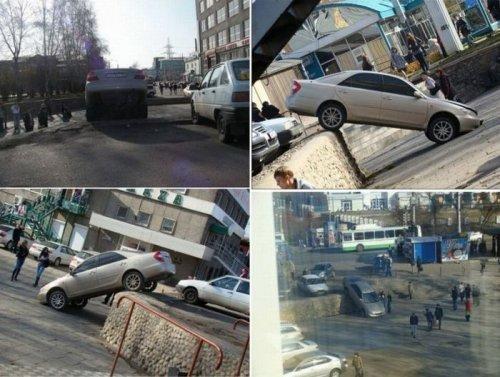 Курьезные снимки из серии «когда за руль садится женщина» (ФОТО) Курьезные снимки из серии «когда за руль садится женщина» (ФОТО)