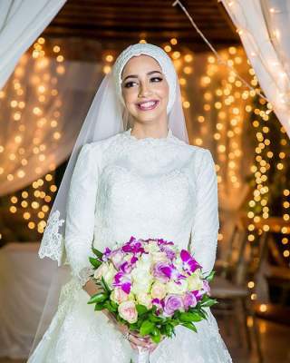 Как выглядят мусульманские женщины в день свадьбы. Фото