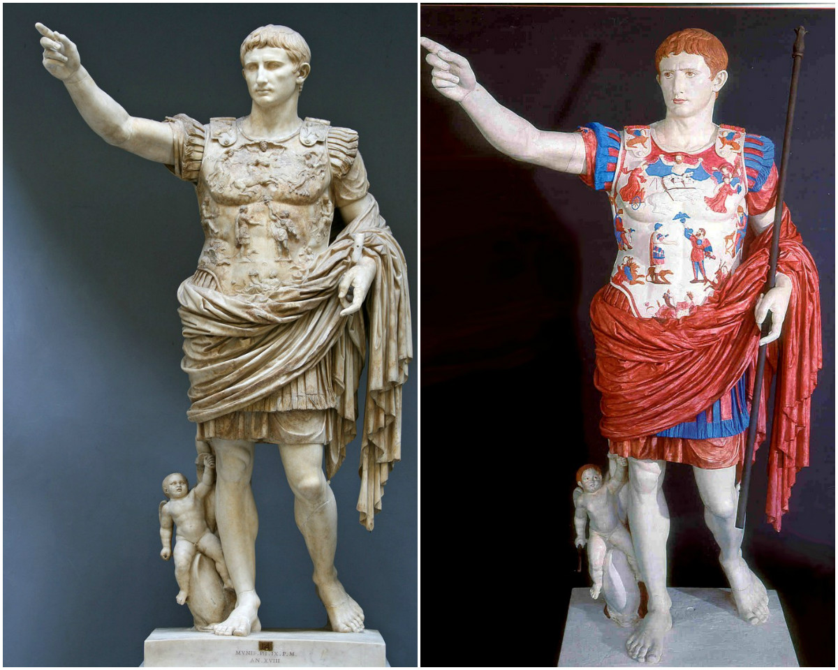 Как окрашивали древнегреческие статуи