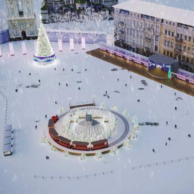 Так будет выглядеть главная новогодняя елка Украины. Фото	