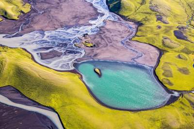 Исландия в снимках с высоты птичьего полета. Фото