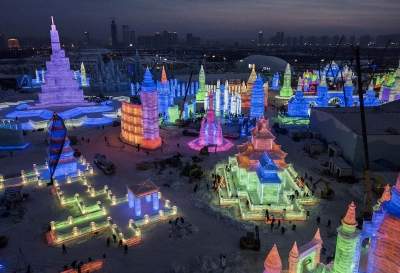 Как в Китае проходит фестиваль снега и льда. Фото