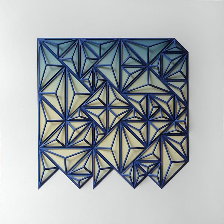 Невероятные трёхмерные мозаики из обычных листов бумаги