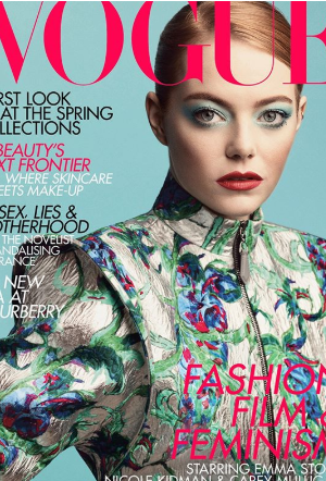 Эмма Стоун украсила обложку февральского Vogue