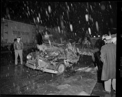 Автомобильные аварии в редких снимках ХХ века. Фото