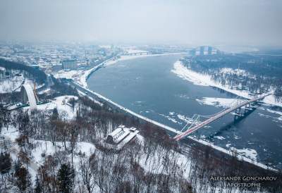 Заснеженный Киев в ярких снимках. Фото