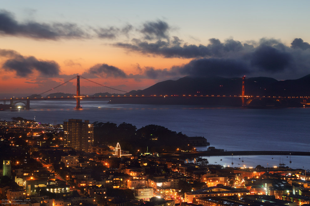 Сан-Франциско — город мостов и туманов в США