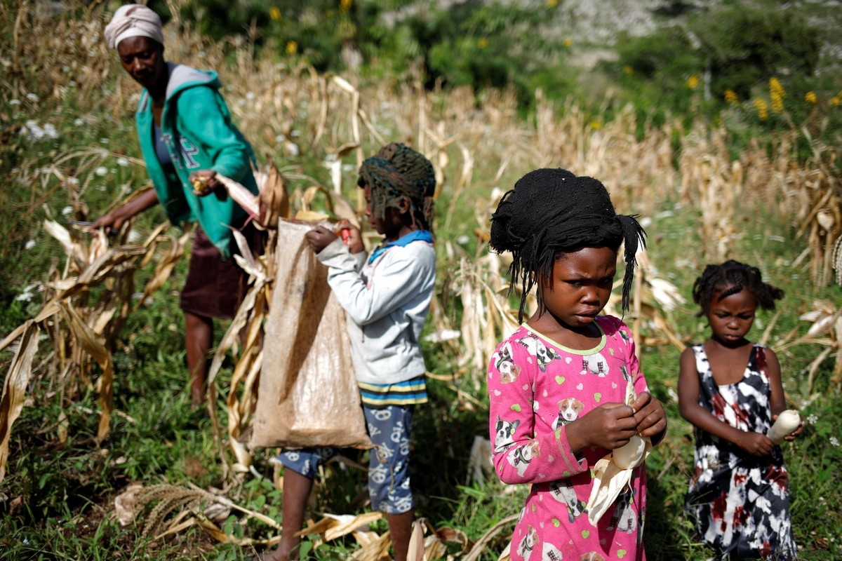 Забытая и изолированная деревня в Гаити