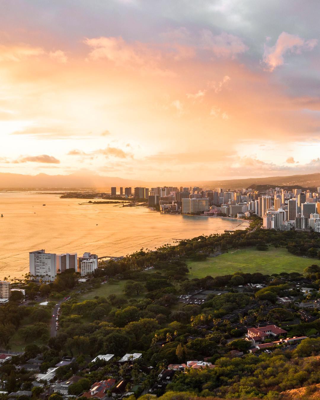 Гавайи с высоты на аэрофотоснимках Джесс Лойтертон