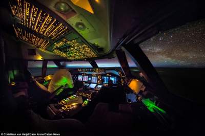 Красивые снимки, сделанные из кабины пилота самолета. Фото
