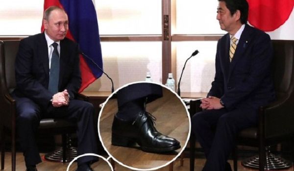 В Сети высмеяли очередные каблуки Путина. ФОТО