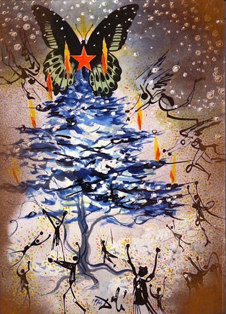 Затерянные рождественские открытки Сальвадора Дали. ВИДЕО