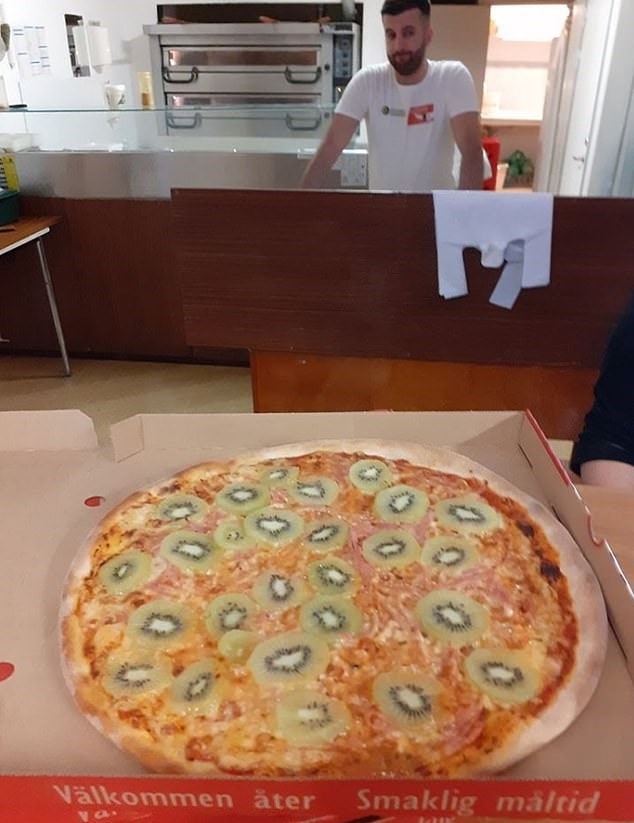 «Это преступление против человечества»: швед создал пиццу, которую ненавидят почти все — он добавил туда киви