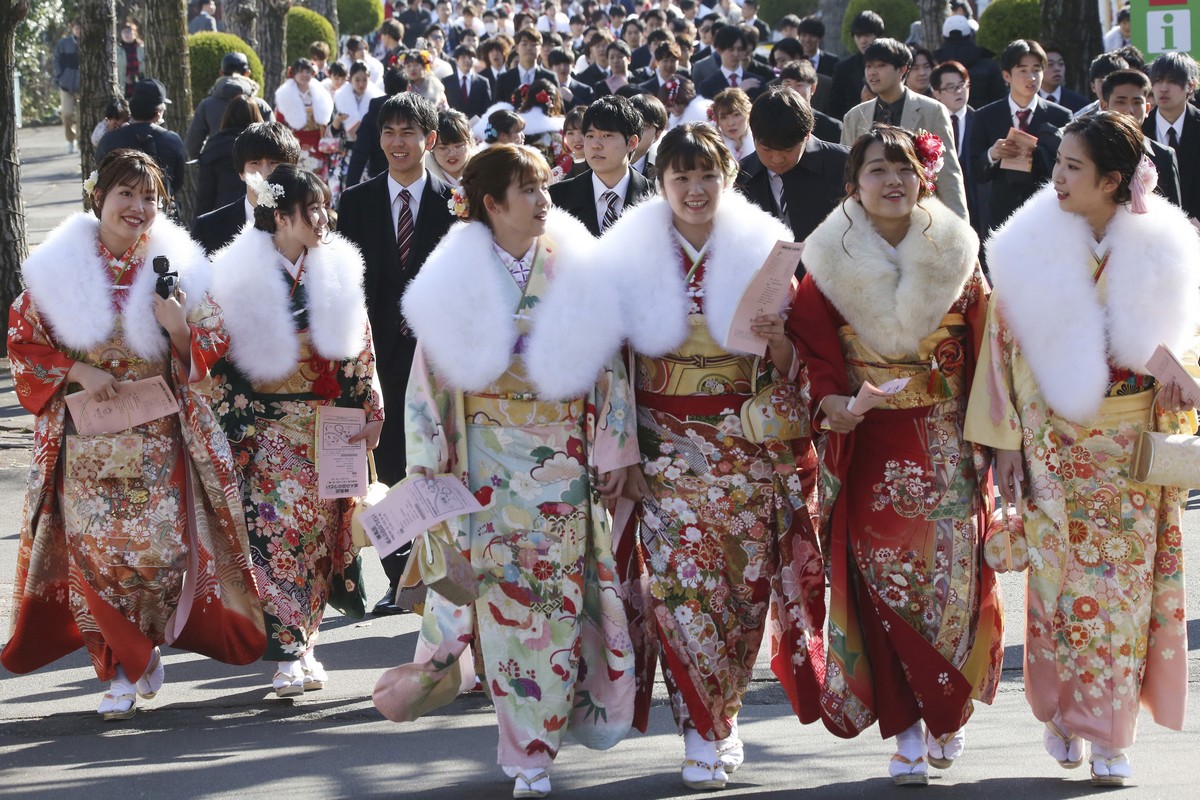 Молодые японцы отмечают День совершеннолетия 2020