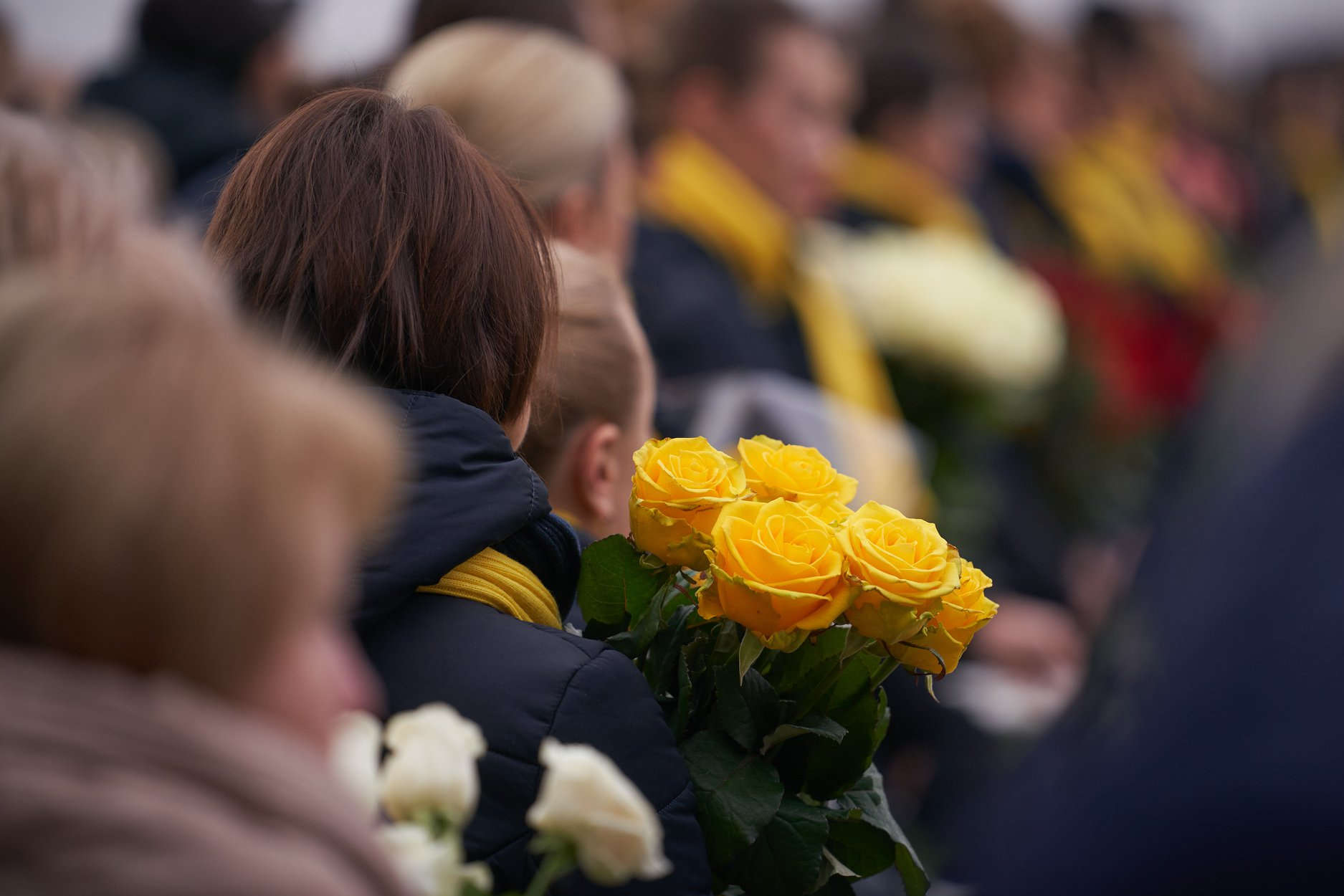 В Борисполе простились с погибшими в авиакатастрофе самолета МАУ над Ираном. ФОТО