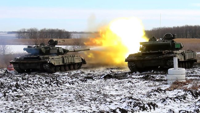 Учебные сборы командиров танковых подразделений проходят на Луганщине 05