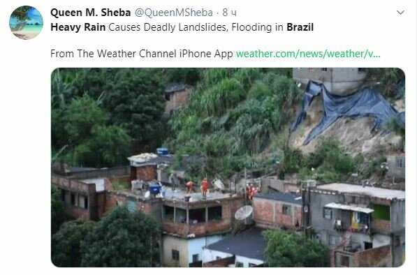 Появились фото последствий смертельных ливней, которые обрушились на Бразилию. ФОТО