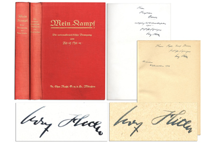 Mein Kampf с автографом автора продали за 65 тысяч долларов Mein Kampf с автографом автора продали за 65 тысяч долларов