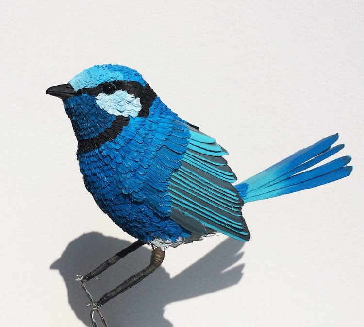 Реалистичные бумажные птицы от индийской художницы