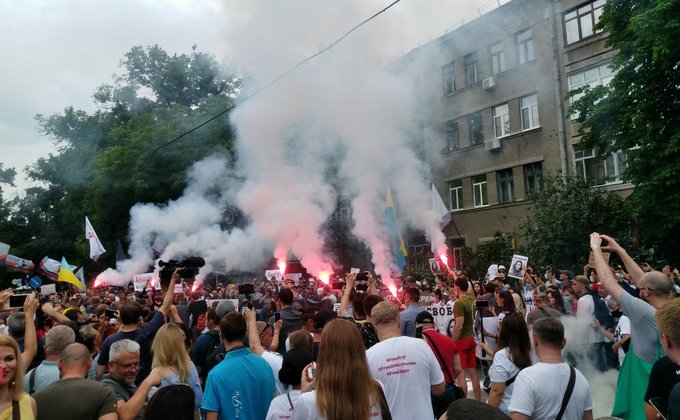 "200 дней лжи". В Киеве прошла акция за подозреваемых по делу Шеремета: фото
