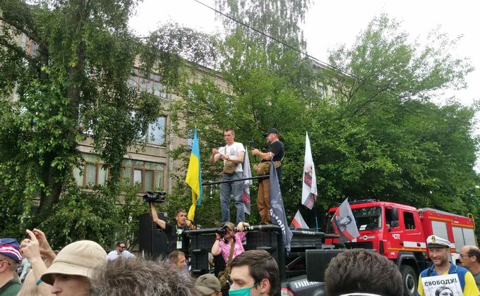 "200 дней лжи". В Киеве прошла акция за подозреваемых по делу Шеремета: фото