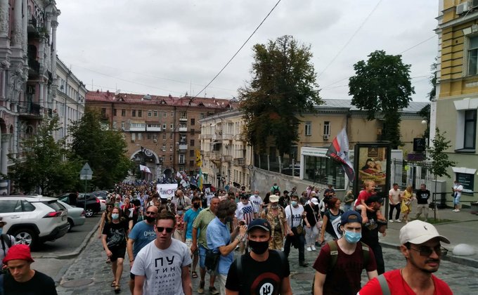 "200 дней лжи". В Киеве прошла акция за подозреваемых по делу Шеремета: фото