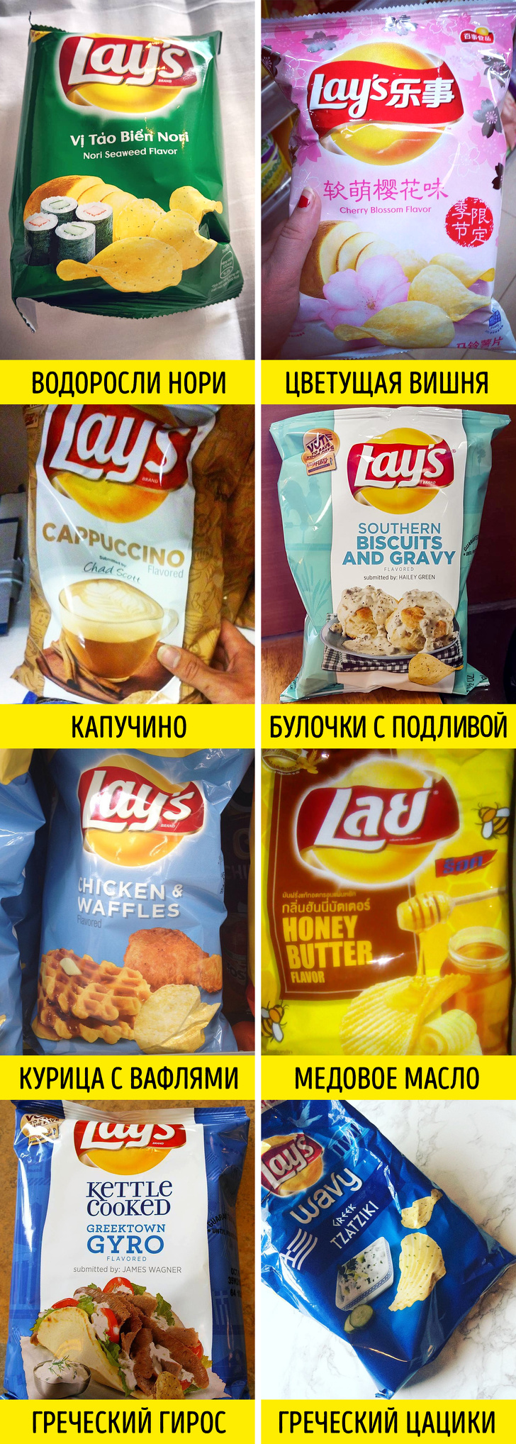 Знакомые всем продукты, которые в разных странах имеют другие вкусы. ФОТО