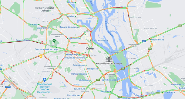 Киев остановился в пробках из-за сильного снегопада. Фото 10 Киев остановился в пробках из-за сильного снегопада. Фото