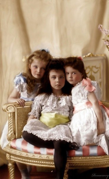 Редкие цветные фотографии Царской семьи, 1894 - 1915 гг.ФОТО